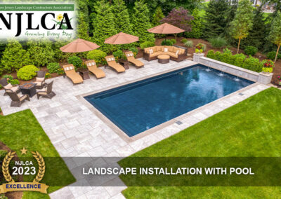 Lucca Landscape installation with pool Excellence